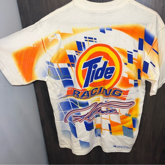 Vintage NASCAR Ricky Craven Tide Racing All Over Print Shirt - Picture 6 of 7